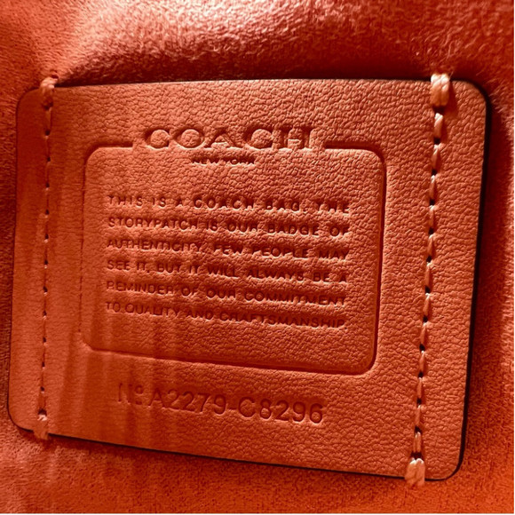 Coach Georgie Saddle Crossbody Bag In Colorblock Leather - Picture 15 of 16